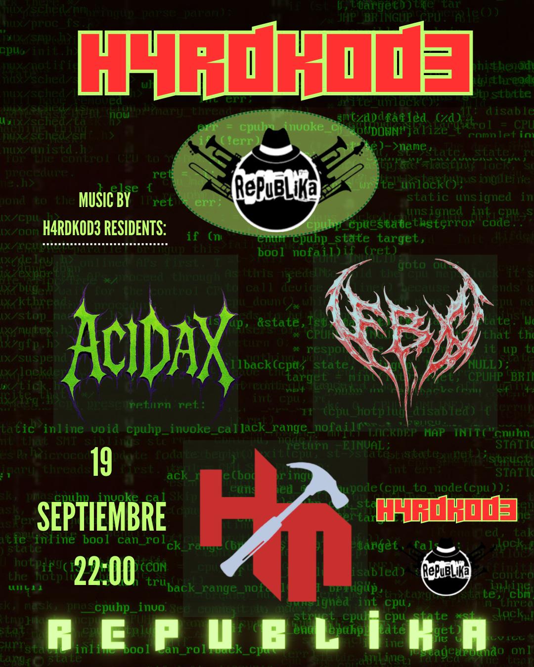 H4RDKOD3 CLUB REPUBLIKA 