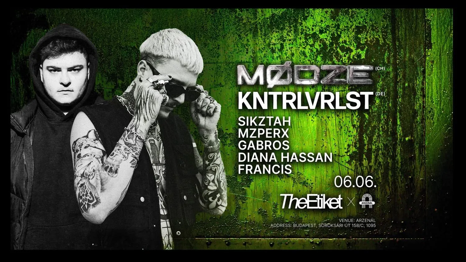 The Etiket pres: MØDZE & KNTRLVST