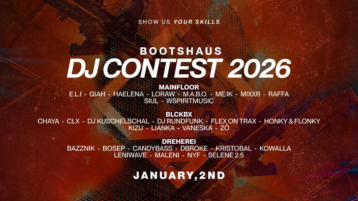 Bootshaus Dj Contest 2026