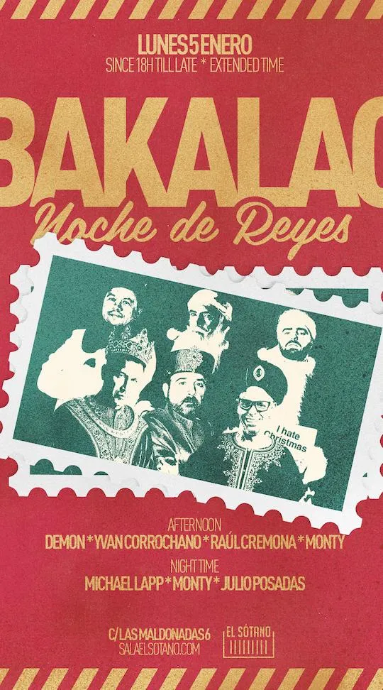Bakalao Extended – Especial Día De Reyes - Tardeo