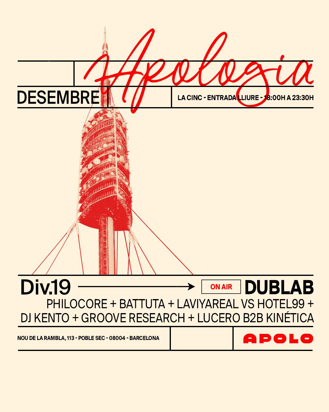 Apologia On Air X Dublab Bcn