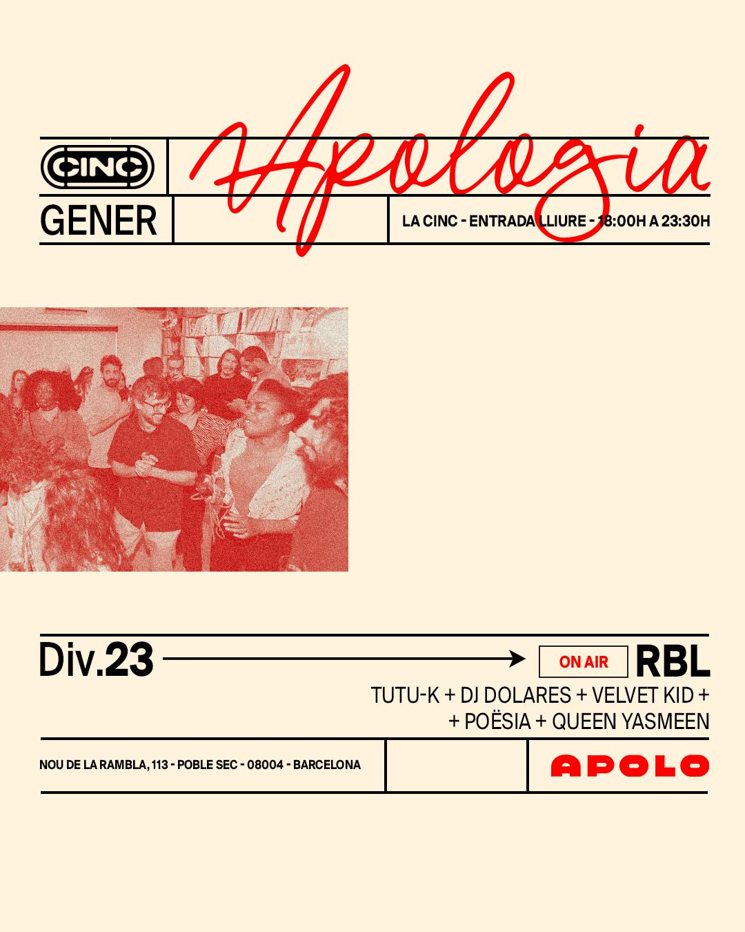 Apologia On Air X Rbl