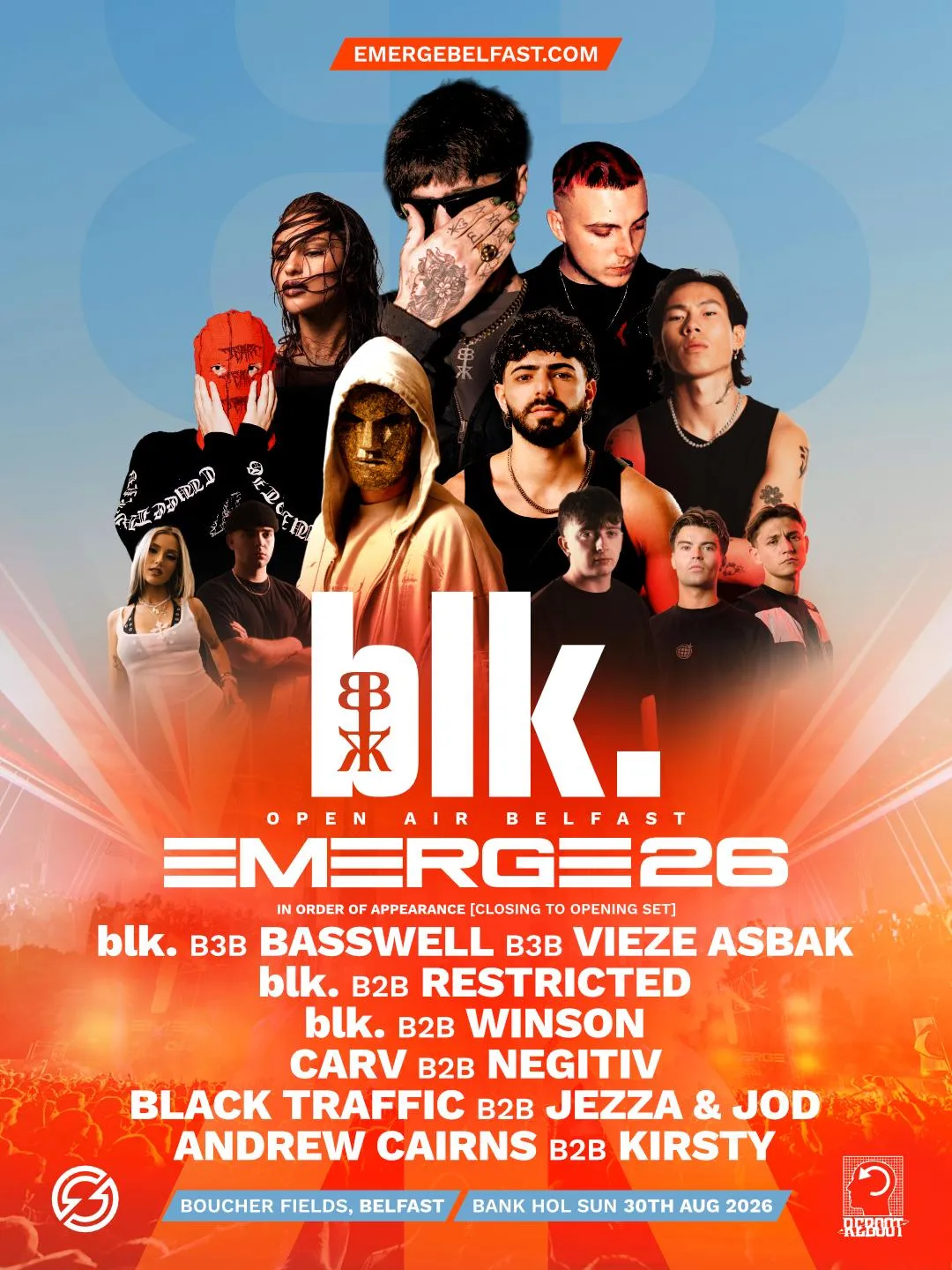 EMERGE26 SUNDAY — blk. OPEN AIR