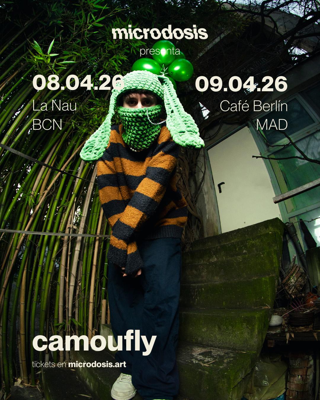(Venta Externa) Camoufly En Microdosis - Café Berlín, Madrid