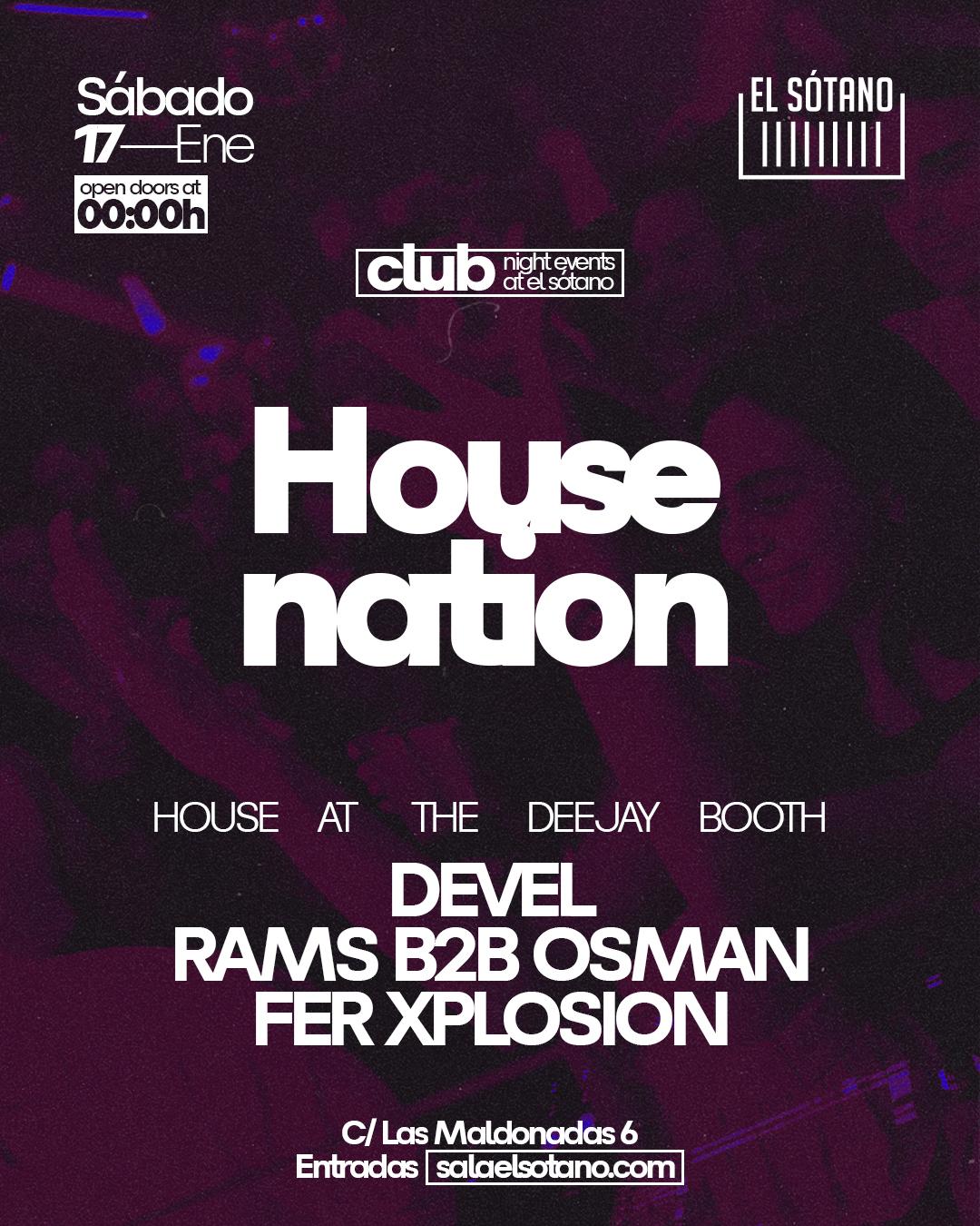 Housenation: Rams B2B Osman, Devel, Fer Xplosion