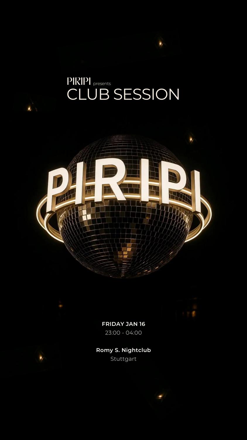 Piripi Presents Club Session