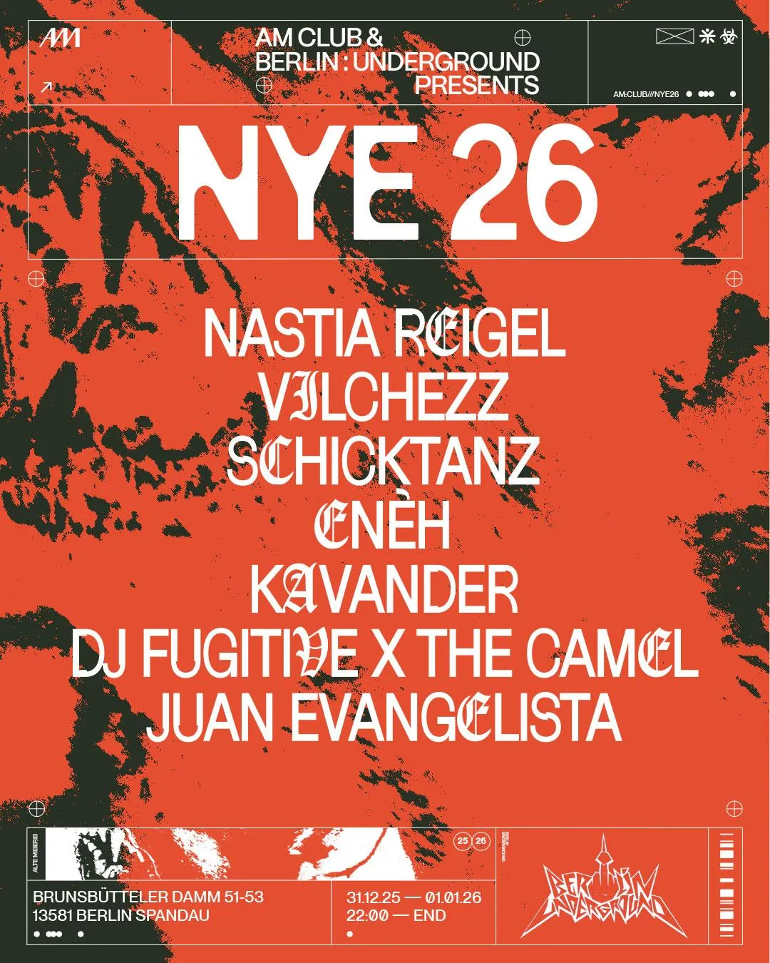 Am Club X Berlin:Underground Present Nye 2026