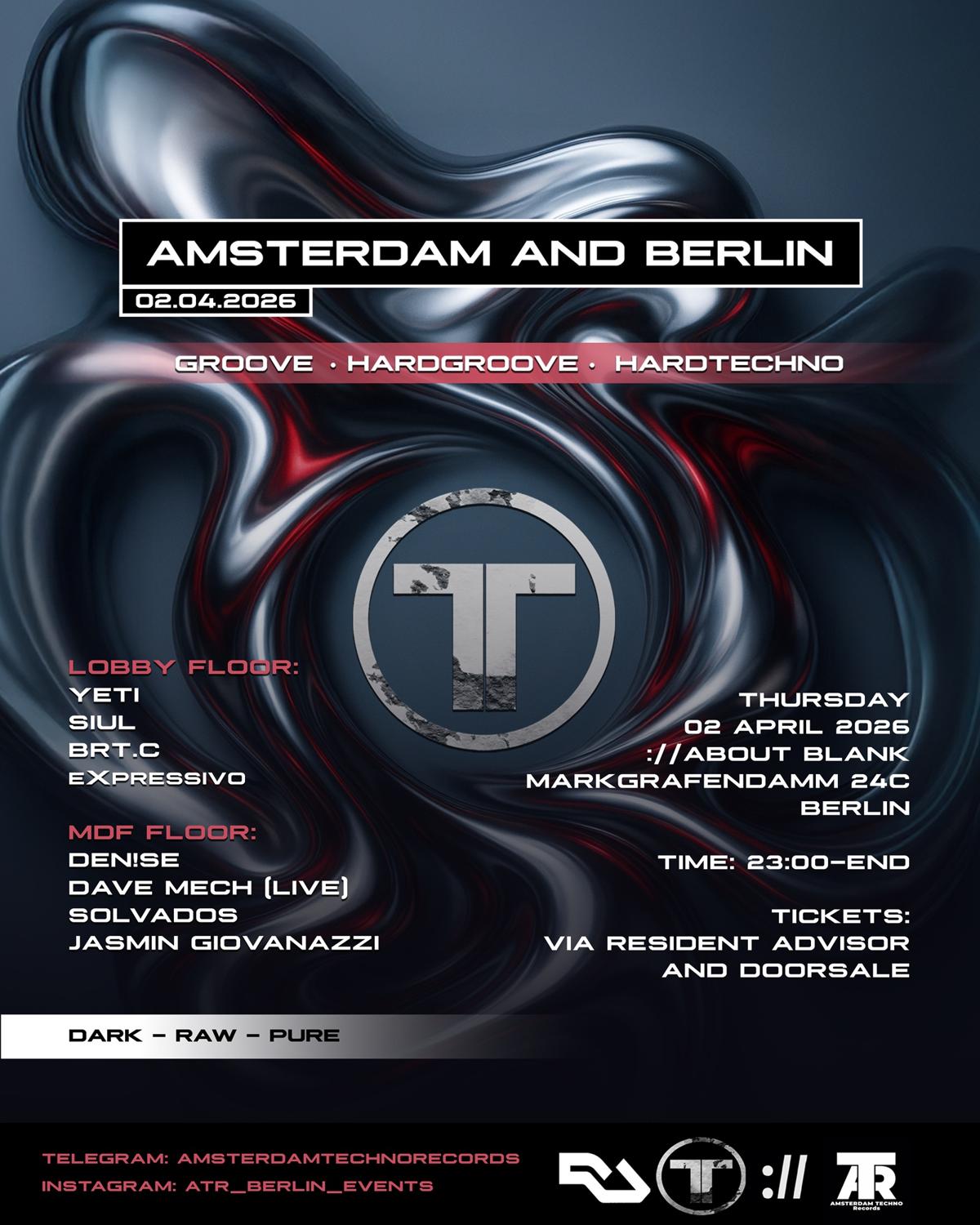 Amsterdam Techno Records And ://About Blank On Thursday'S [Amsterdam And Berlin]