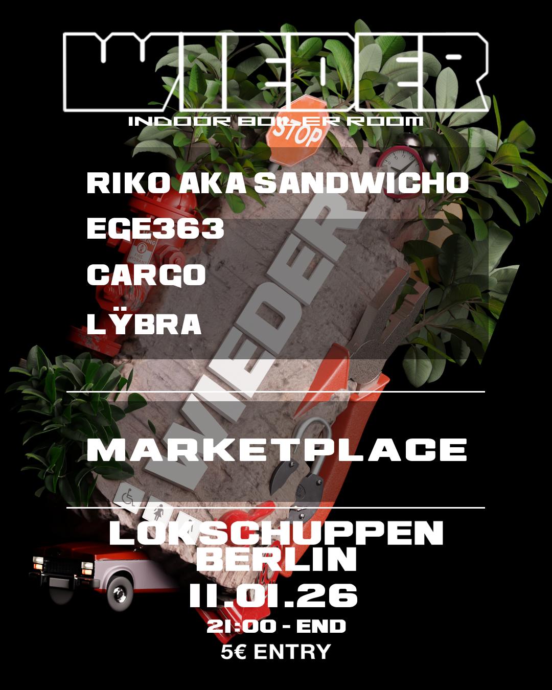 Wieder: Boiler Room Setup + Marketplace