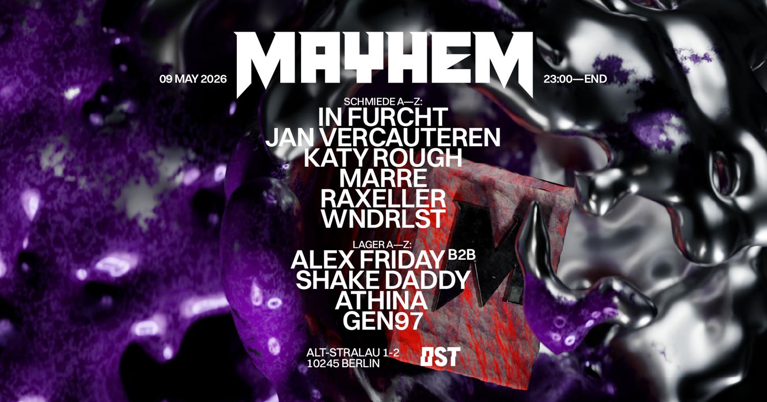 Mayhem X Ost W. Wndrlst, Raxeller, Jan Vercauteren, In Furcht