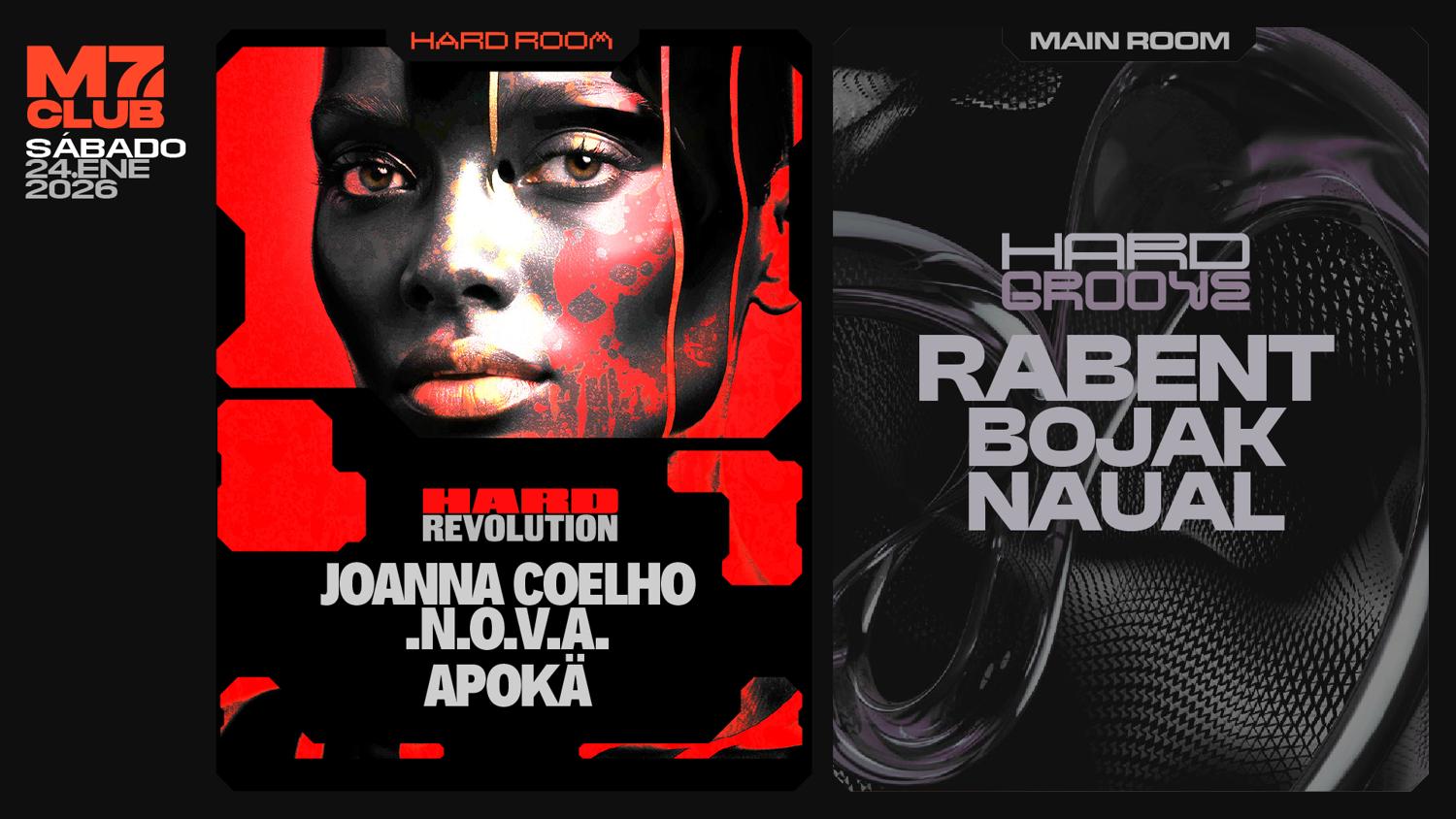 Hard Revolution [Joanna Coelho, Apoka & N.O.V.A.] Hard Groove [Rabent, Bojak & Naual]