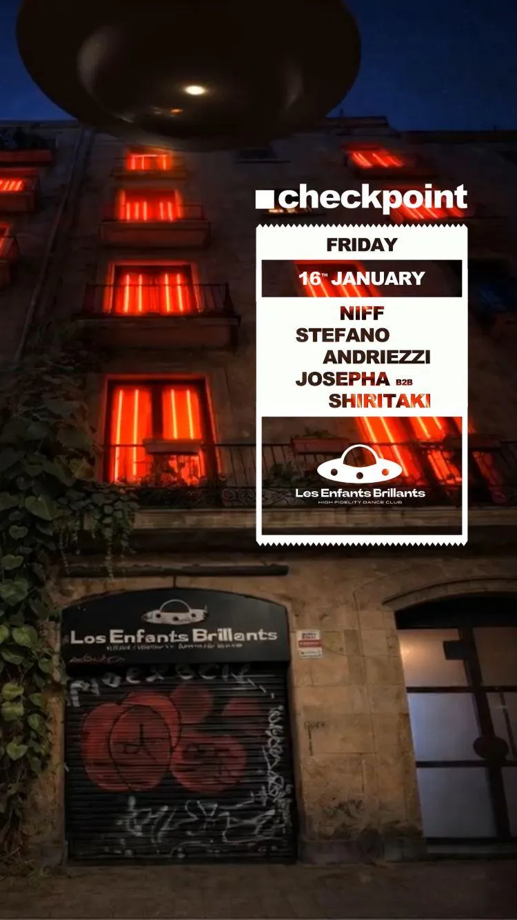 ■ Checkpoint Pres. Niff + Stefano Andriezzi + Josepha B2B Shiritaki