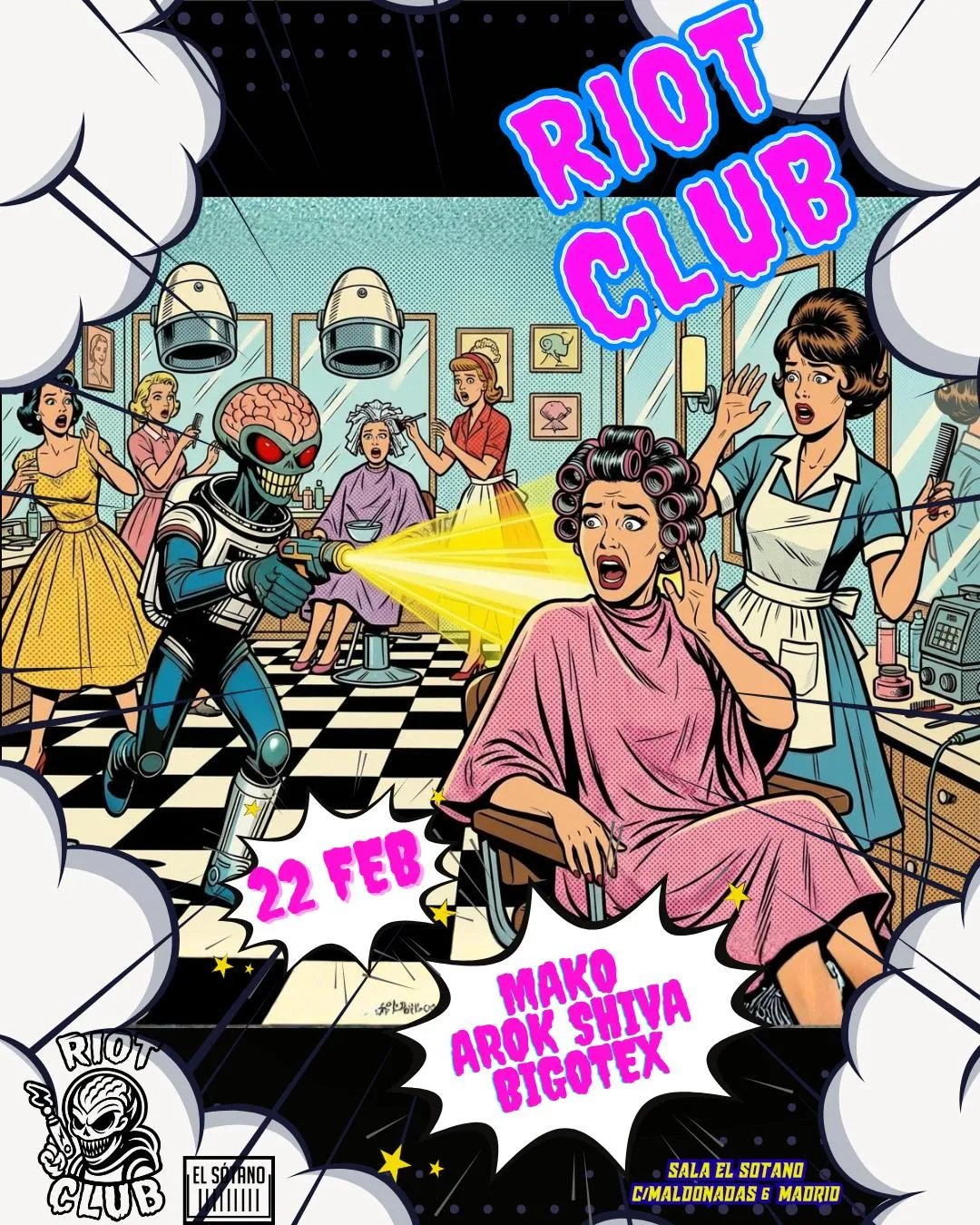 Riot Club: Mako, Arok Shiva, Bigotex