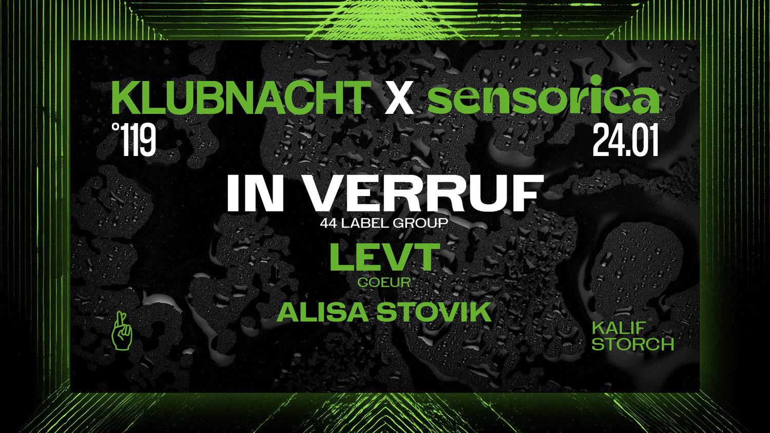 Klubnacht N°119 x Sensorica