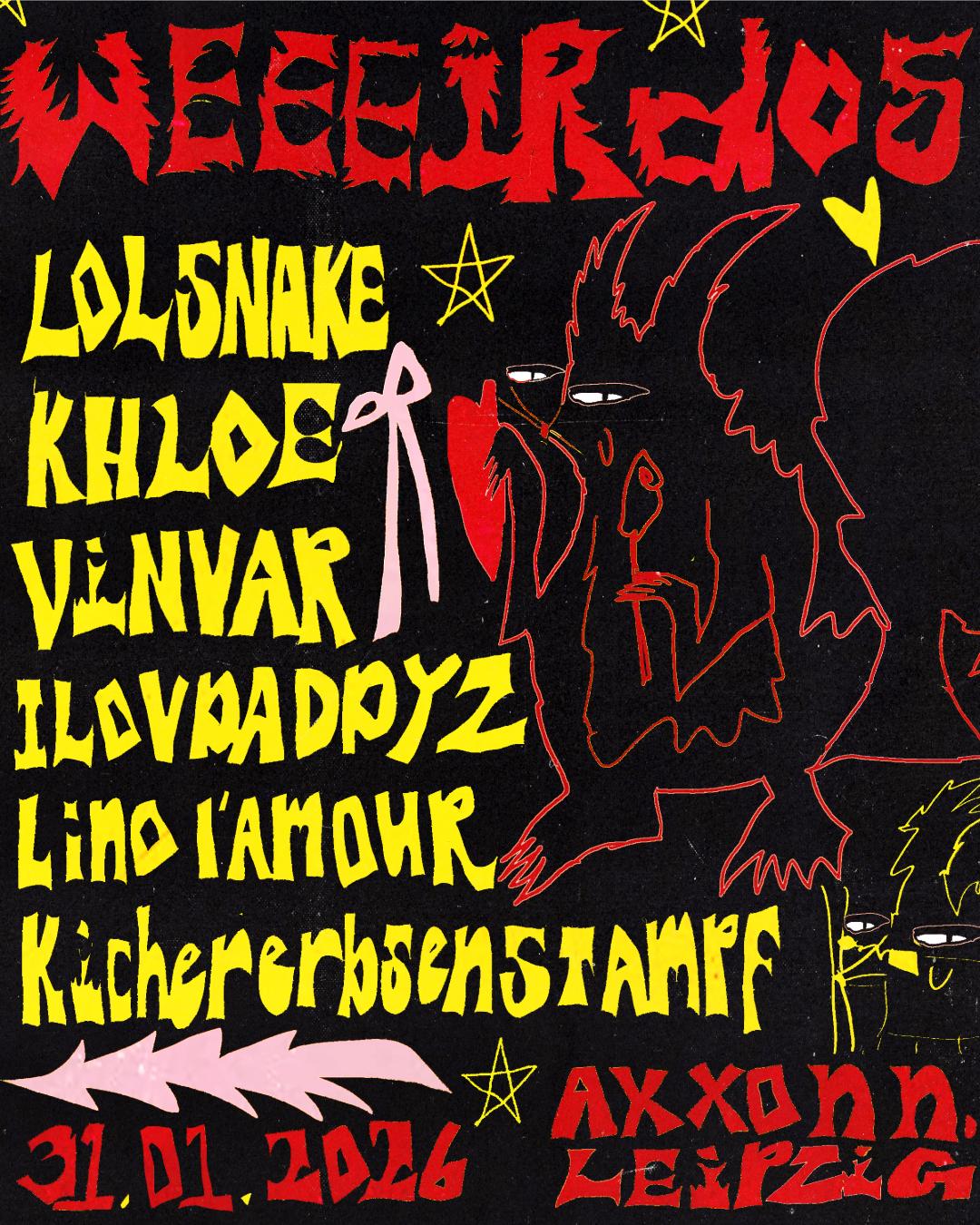 Weeeirdos (Tickets An Der Abendkasse)