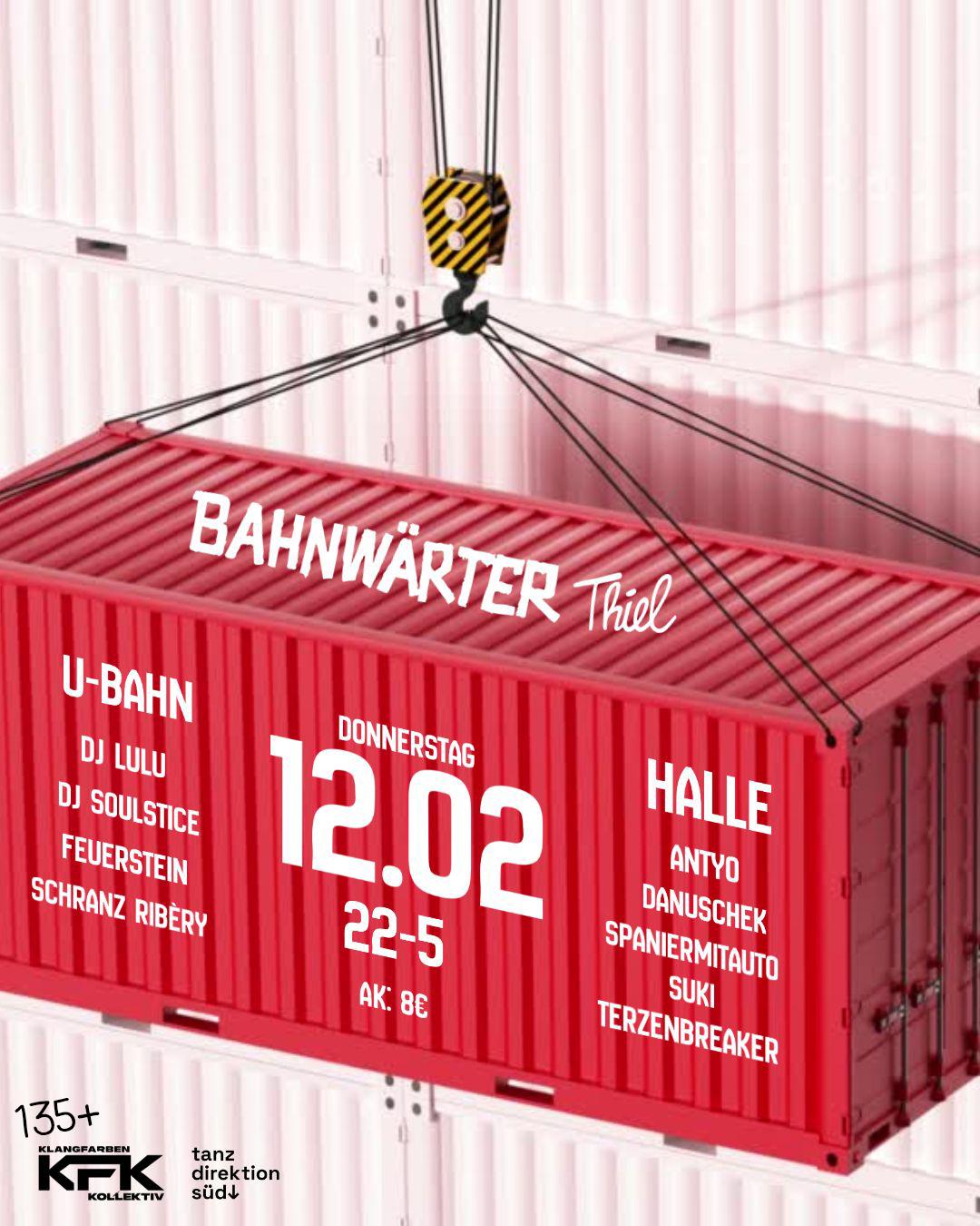 135+ Mit Klangfarben & Tanzdirektion Süd | Bahnwärter Thiel