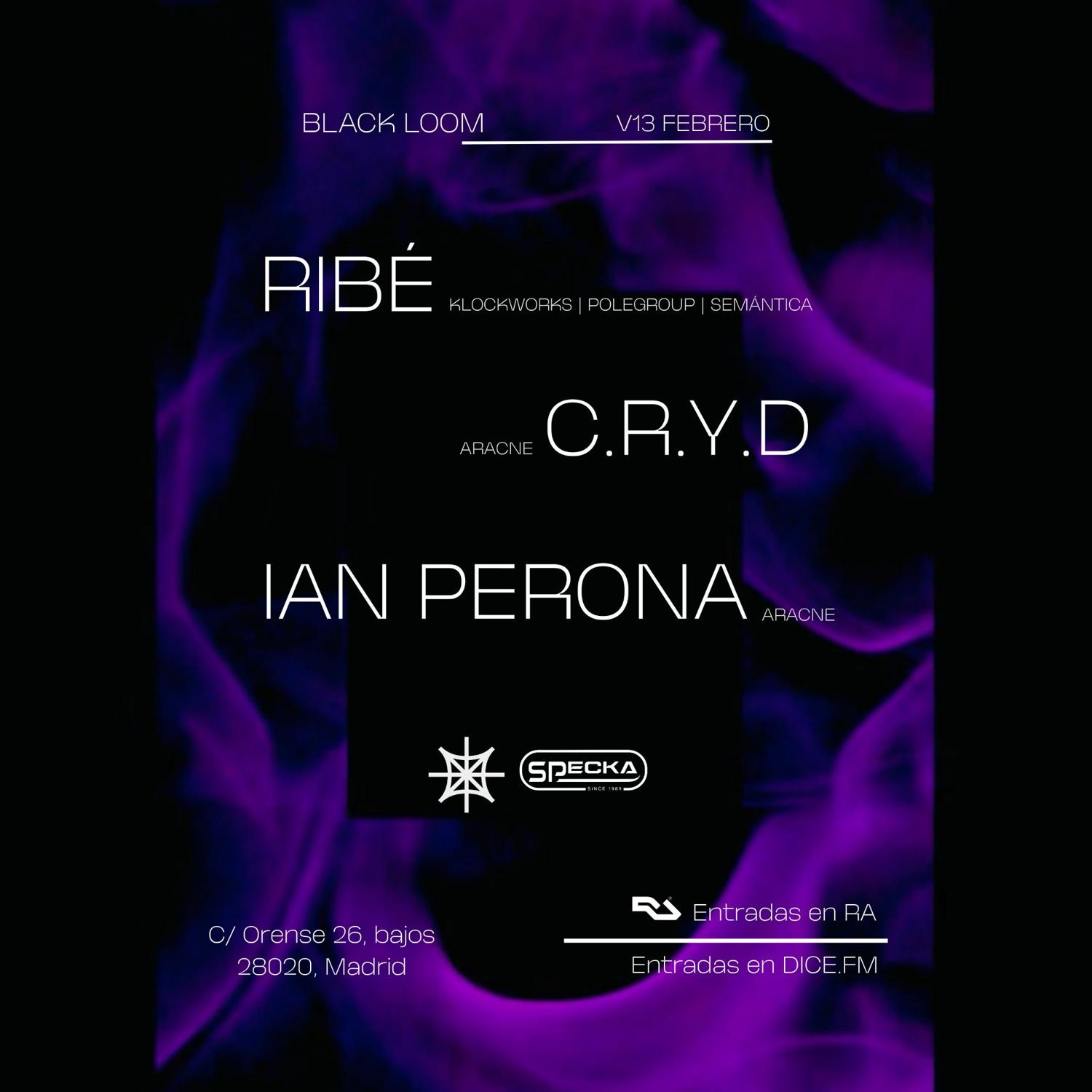 Ribé | Black Loom - Aracne Techno