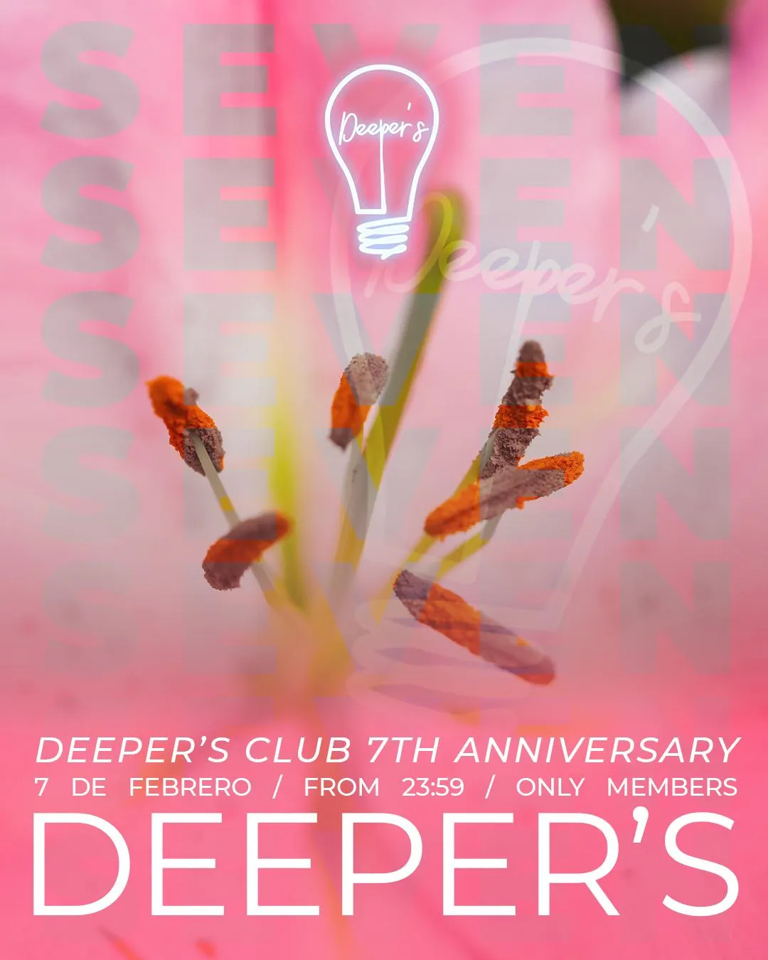 7º Aniversario Deeper'S Club - Offer With Drinks 1.30 With Ra
