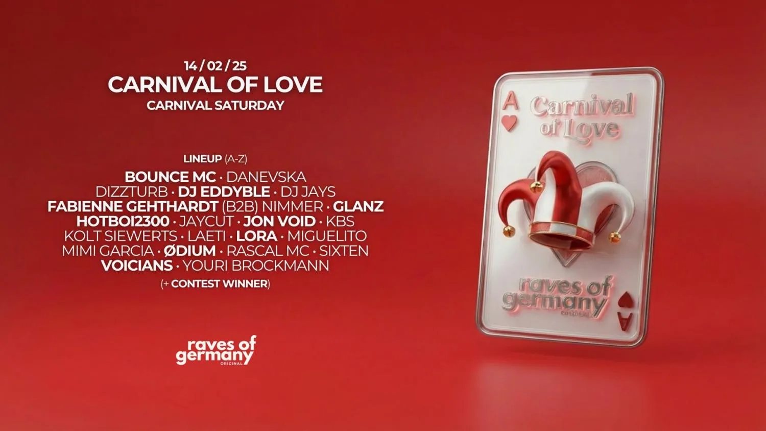 Carnival Of Love // Open Air + Indoor // Day &&nbsp;Night
