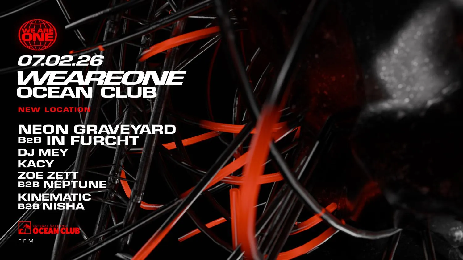 We Are One X Ocean Club With Neon Graveyard, In Furcht