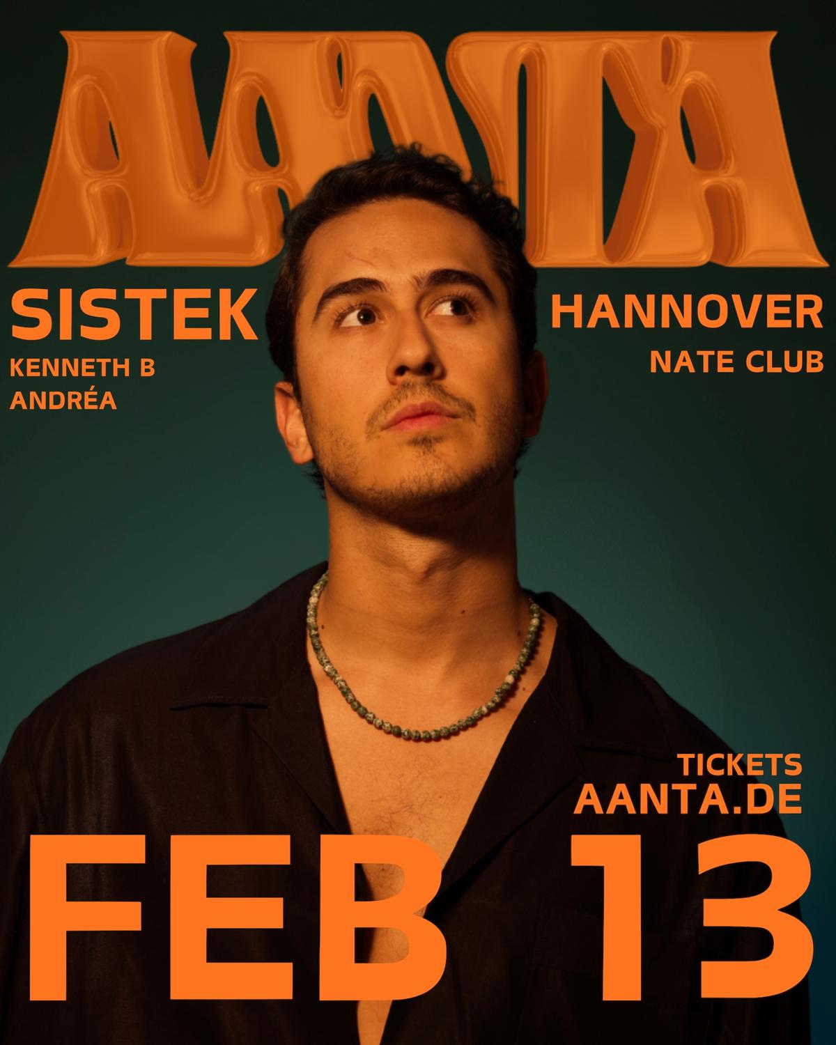 Aanta Presents: Sistek At Nate Club Hannover