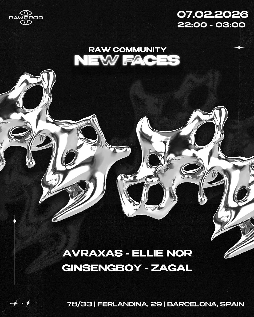 Raw New Faces
