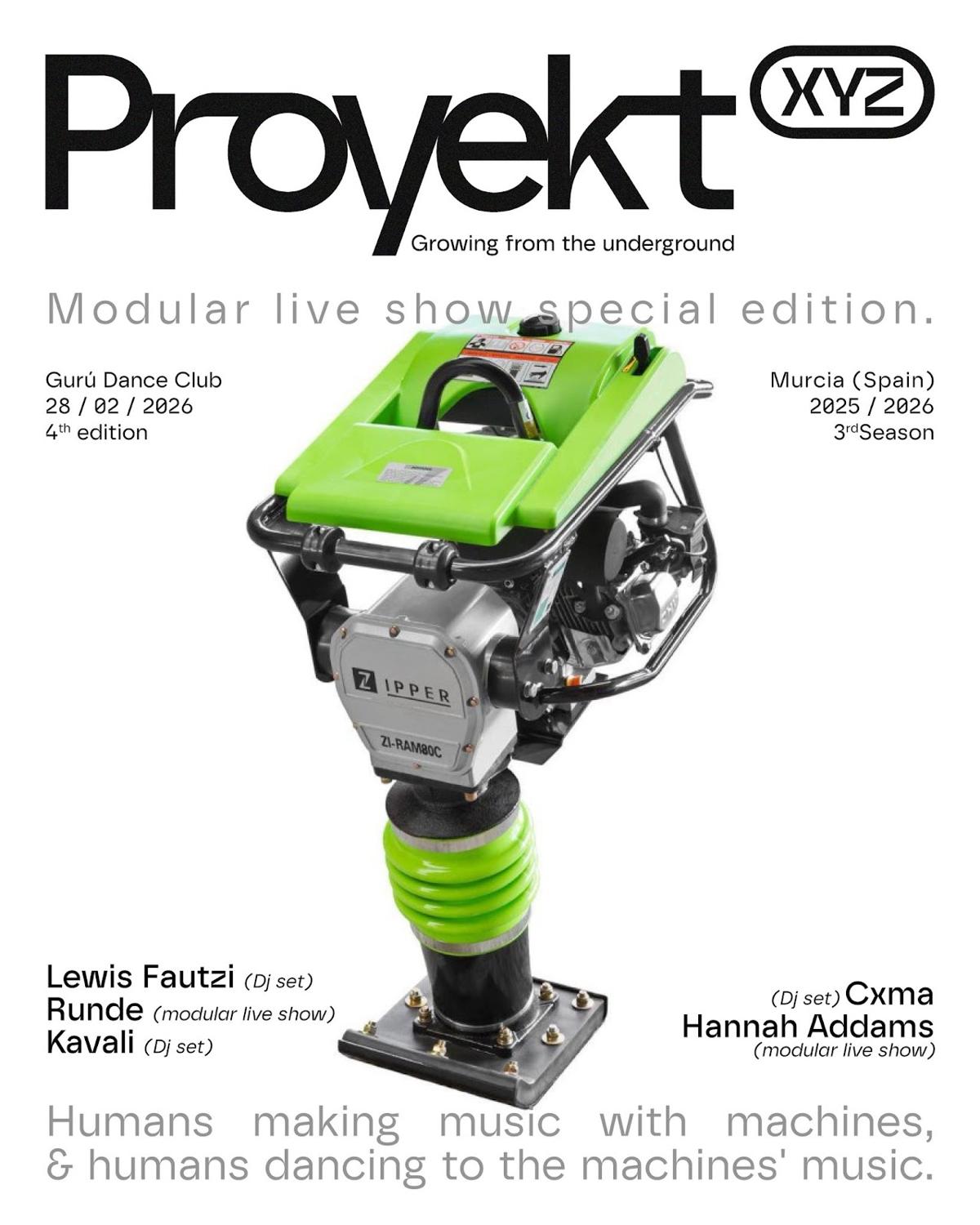 Proyekt Xyz With Lewis Fautzi, And Modular Live Show By Runde And Hannah Addams