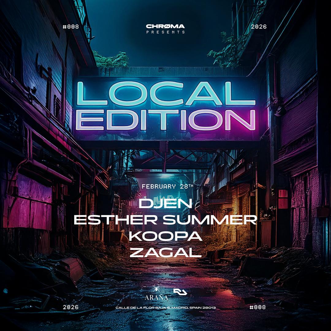Local Edition: Esther Summer, Koopa, Djen, Zagal (200 Free Tickets)