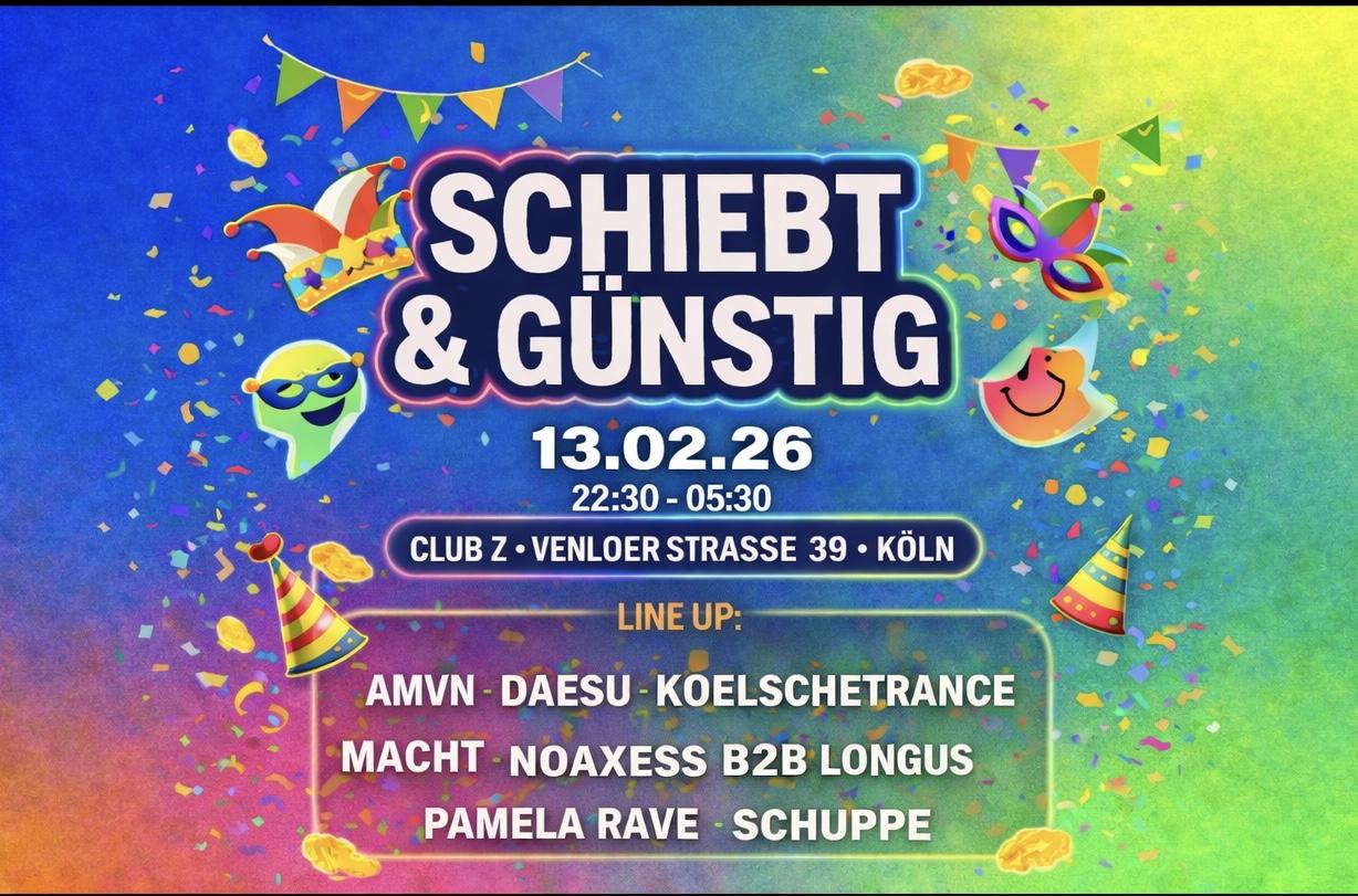 Schiebt Und Günstig! Karnevals Rave
