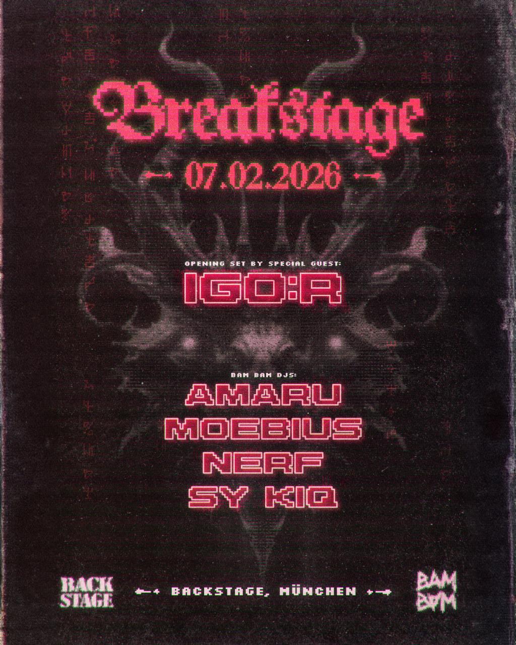 Breakstage - Bam Bam X Backstage