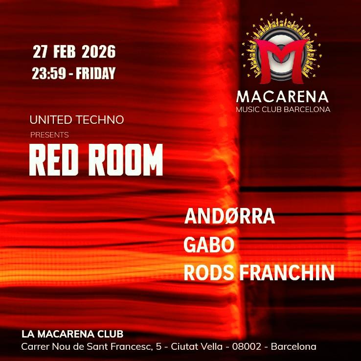 United Techno Presents Red Room Vs Undrgrnd