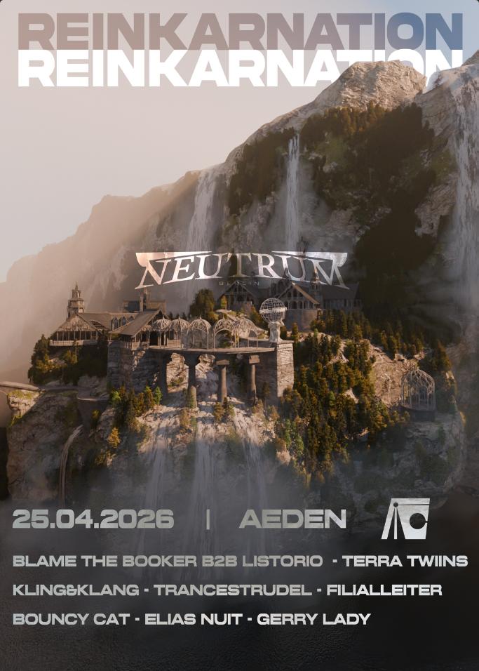 Reinkarnation W/ Kling&Klang, Terra Twiins, Trancestrudel, Listorio B2B Blame The Booker