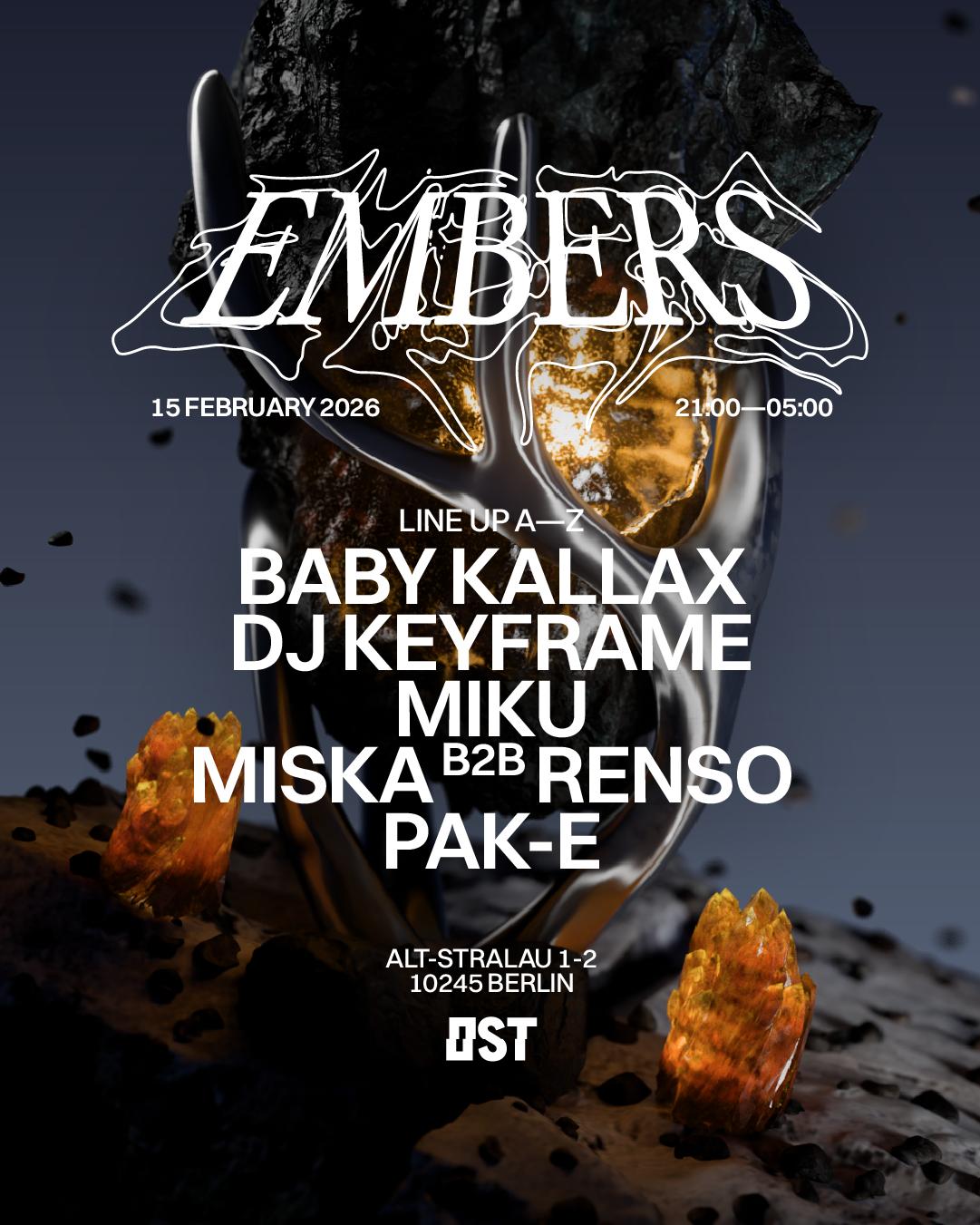 Embers - Sunday Evening Rave