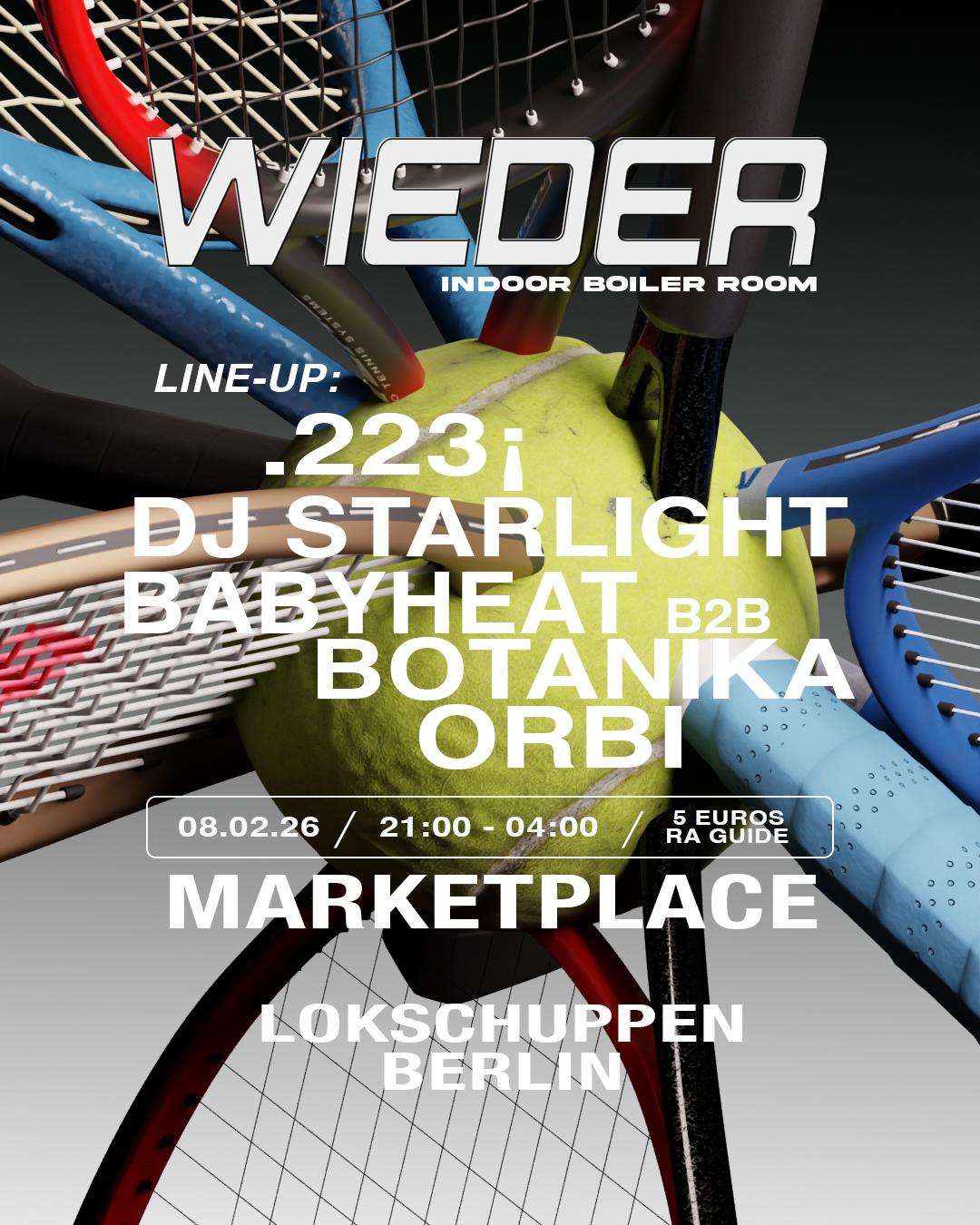 Wieder: Boiler Room Setup + Marketplace