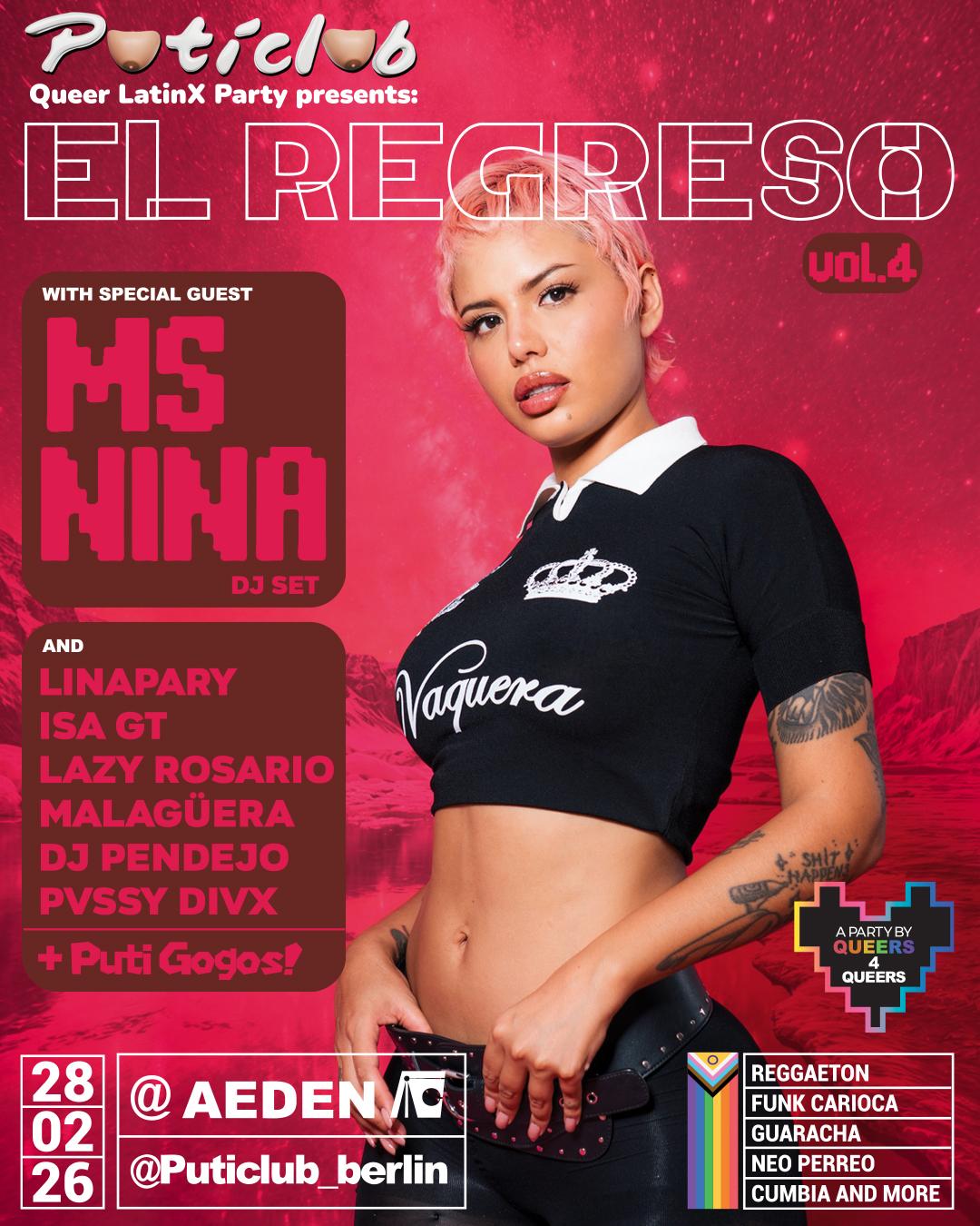Puticlub Presents El Regreso Vol 4 With Ms Nina