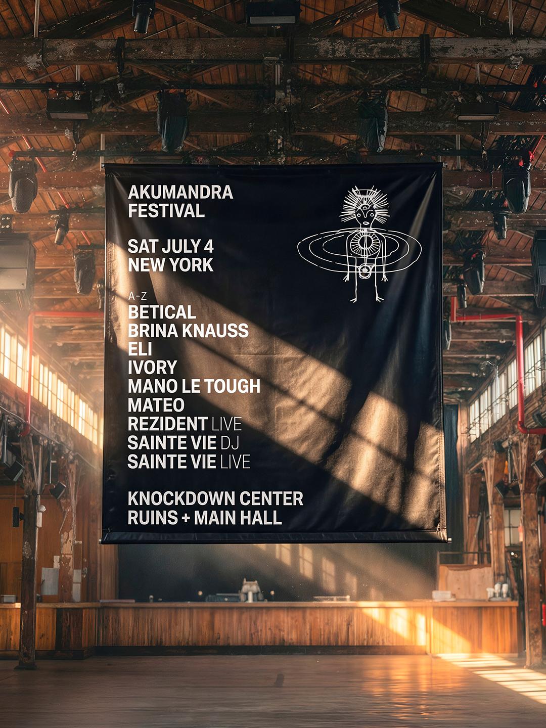 Akumandra Festival: Mano Le Tough, Sainte Vie, Brina Knauss, Betical, Ivory, Rezident