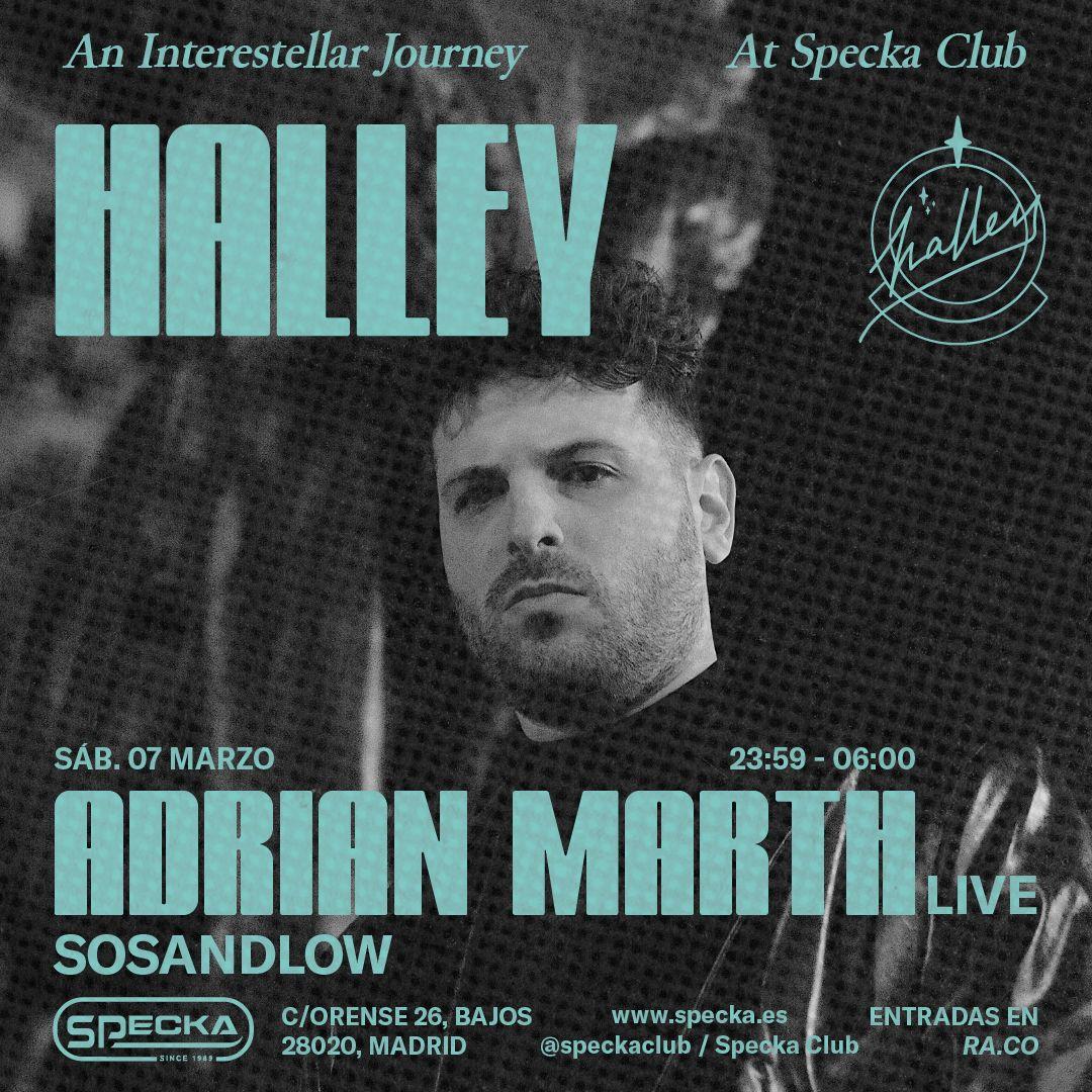 Adrian Marth (Live) + Sosandlow |&nbsp;Halley Club