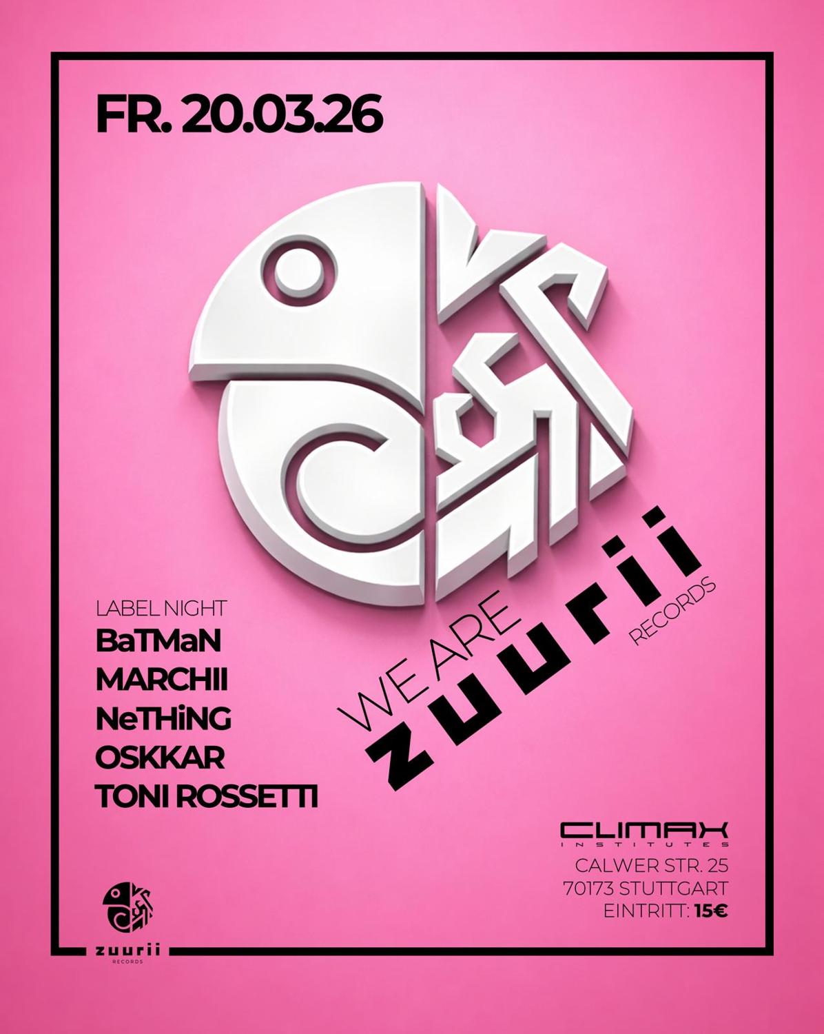We Are Zuurii Records – Label Night & B-Day Bash