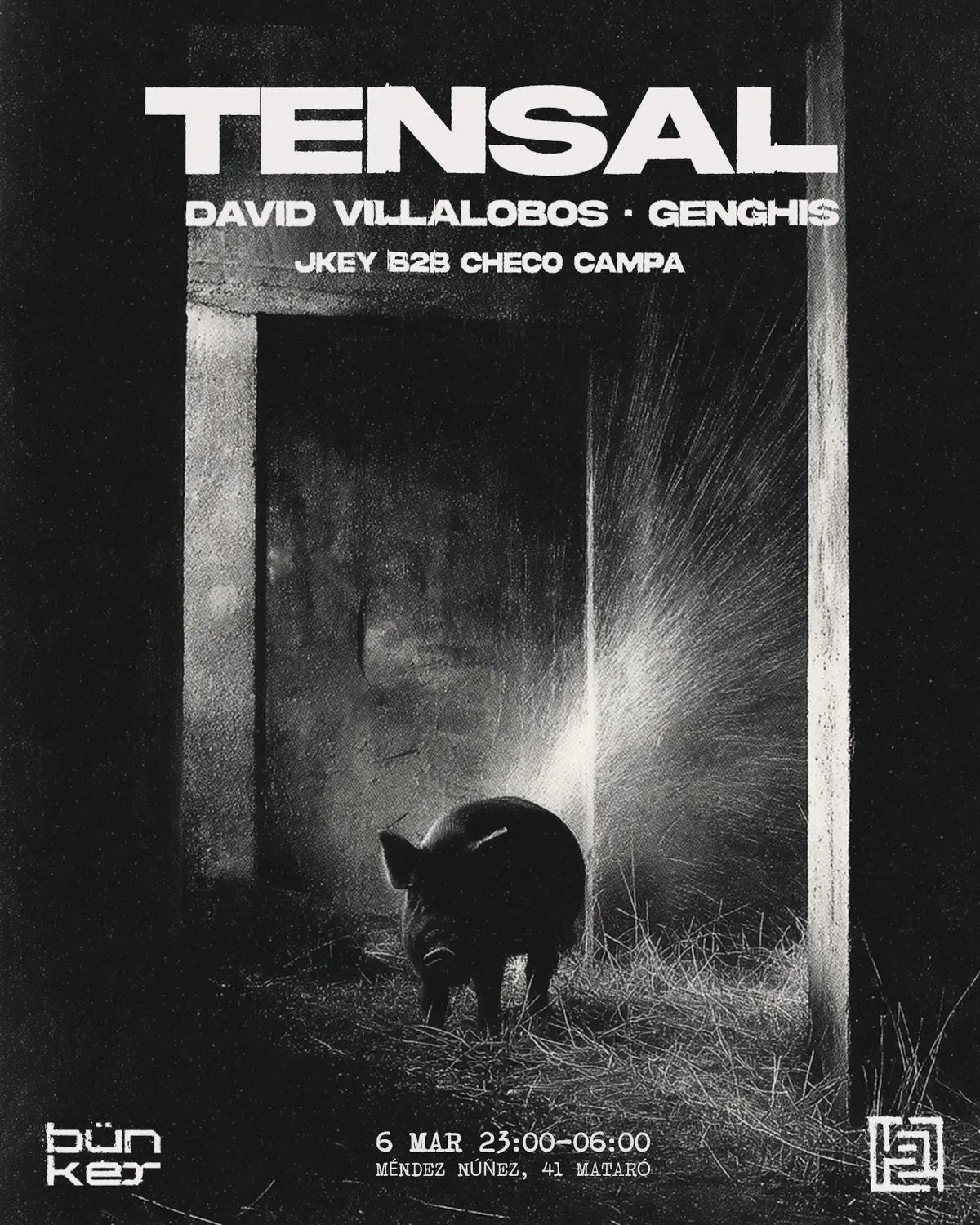 Bünker X La Pocilga · Tensal, David Villalobos, Genghis, Jkey B2B Checo Campa