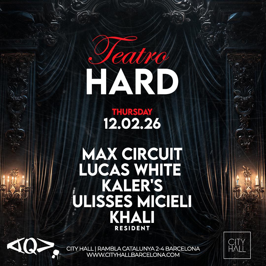 Teatro Hard Ii Hard Techno Set From Argentina I Guest List