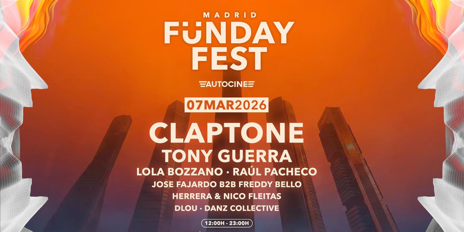 Fünday Fest / Daytime At The Garage W/ Claptone + Tony Guerra