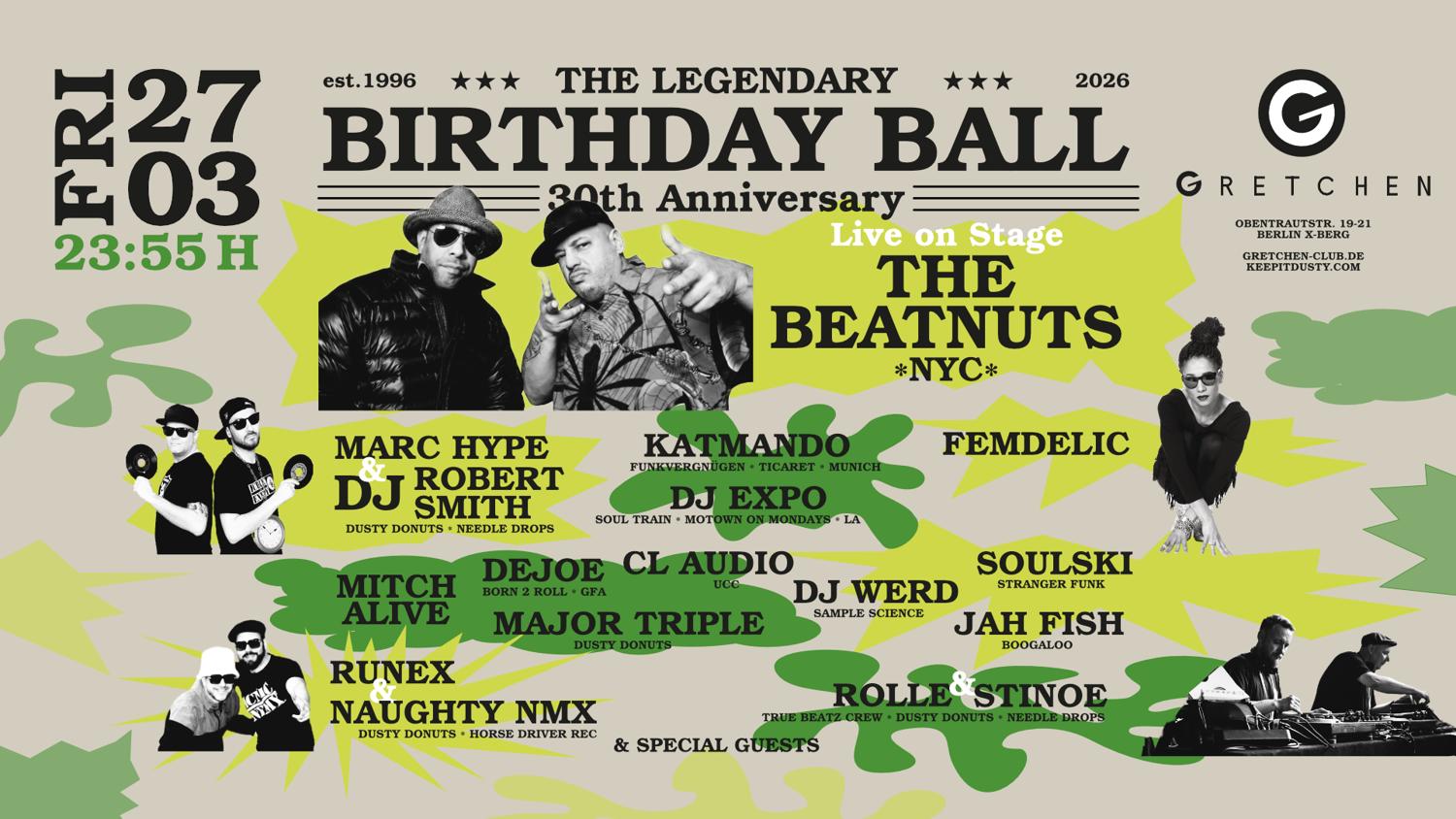 The Legendary Birthday Ball – 30Th Edition Feat. The Beatnuts +