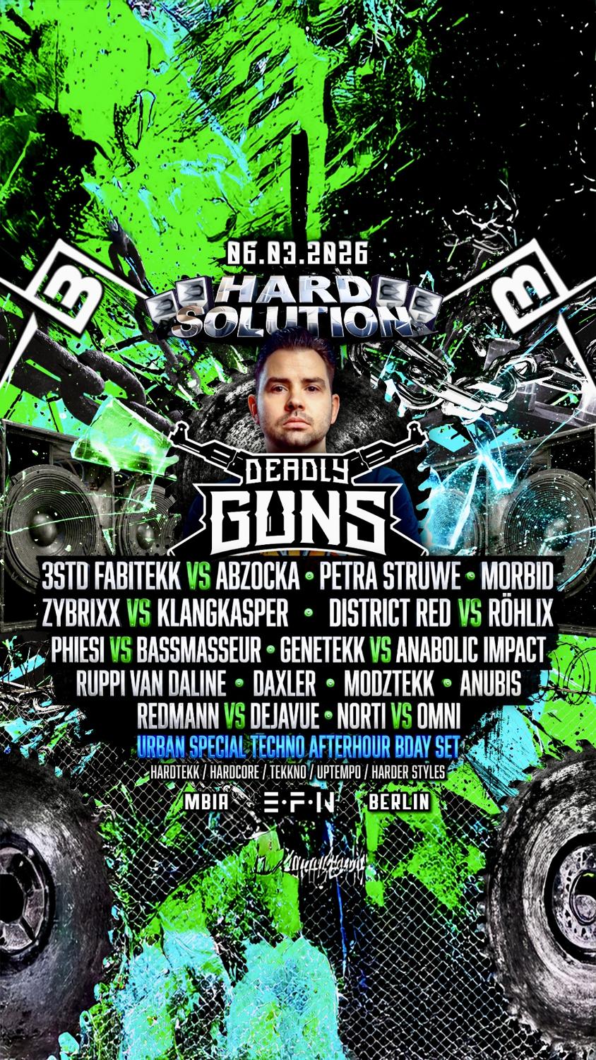 Hard Solution Deadly Guns • 3H Fabitekk & Abzocka • Petra Strube • Morbid • District Red • 