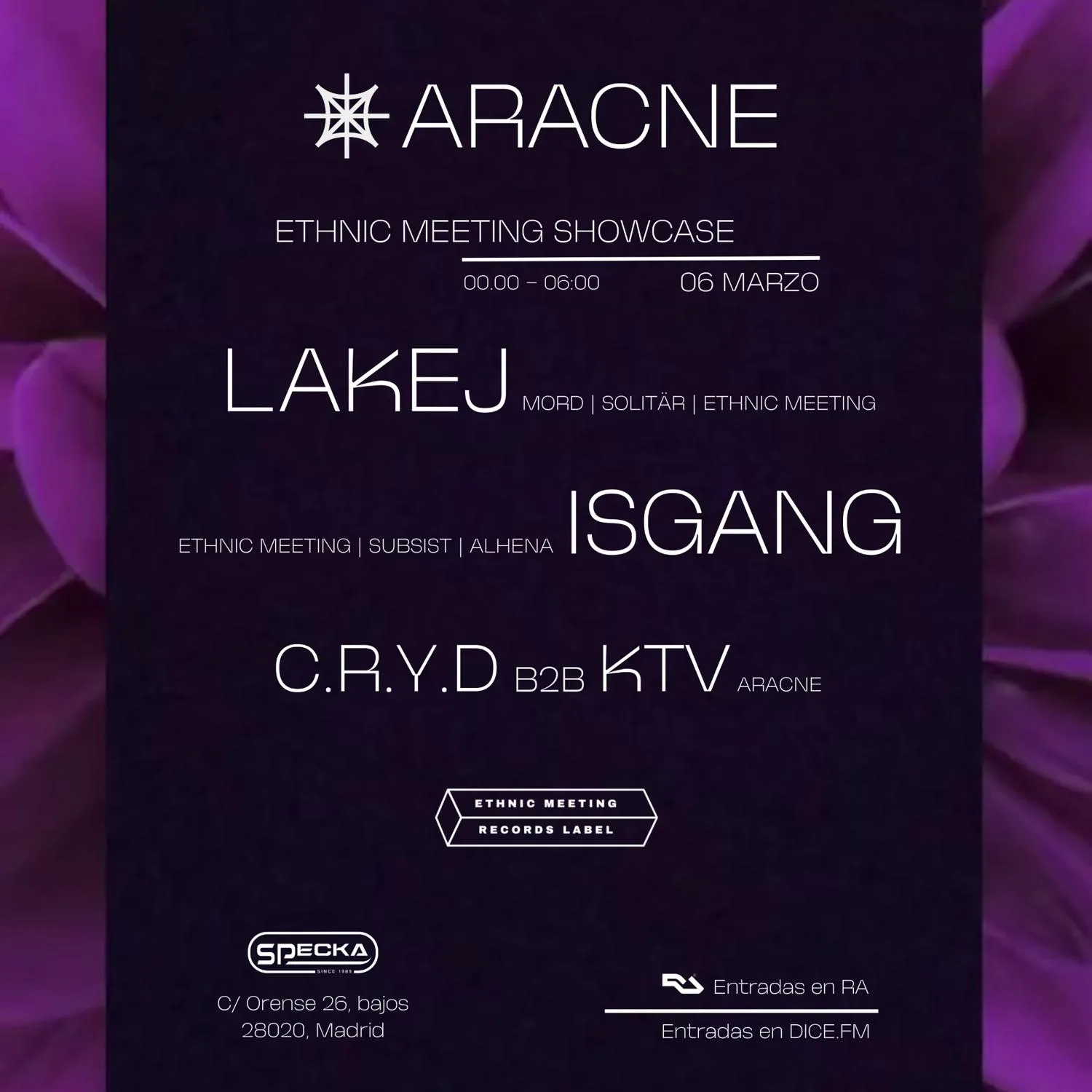 Lakej - Aracne X Ethnic Meeting - Showcase