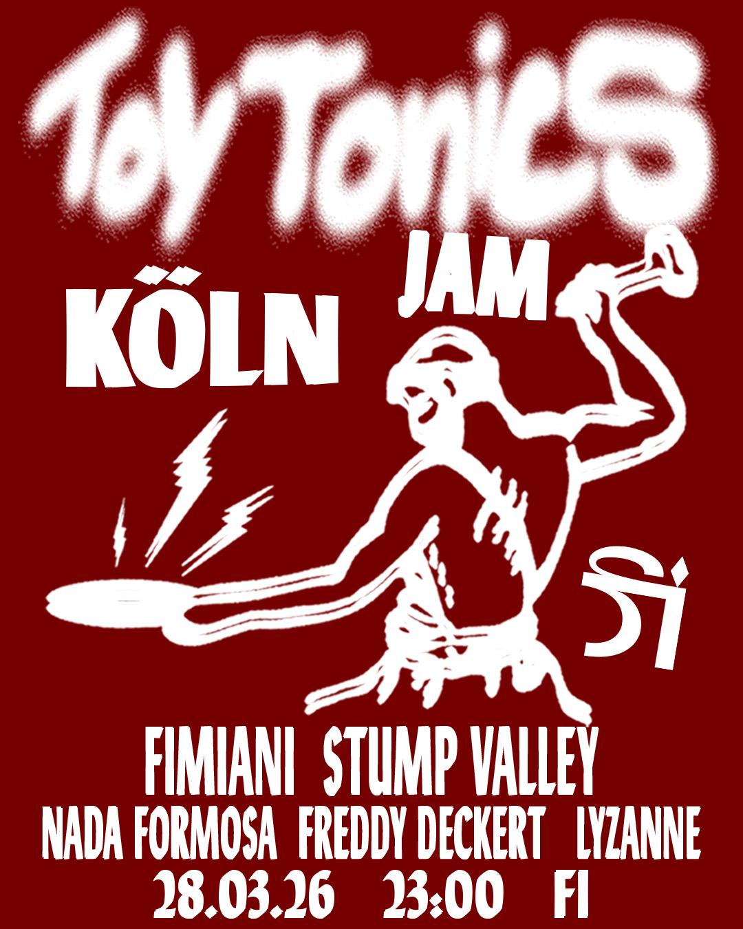 Toy Tonics Jam W/ Fimiani, Stump Valley, Lyzanne, Freddy Deckert, Nada Formosa