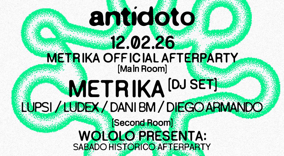 Antidoto Club: Metrika Dj Set