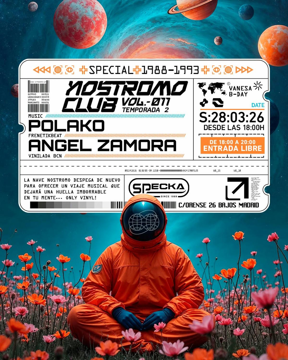 Nostromo Club #11 Tardes De Trance - Speckaclub