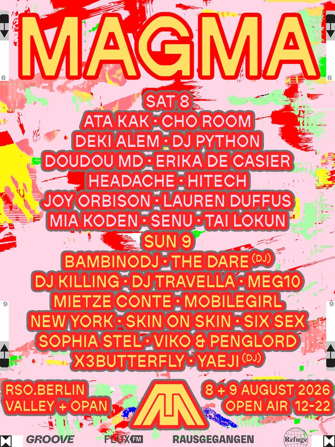 Magma Festival | 08. & 09. August 2026