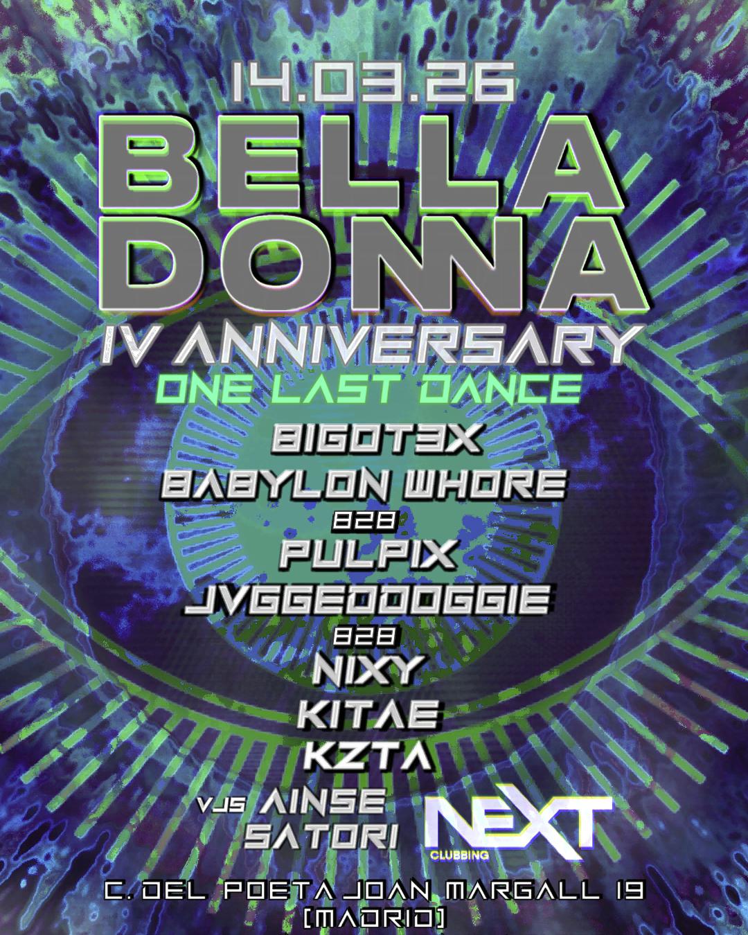 Belladonna Iv Anniversary: One Last Dance