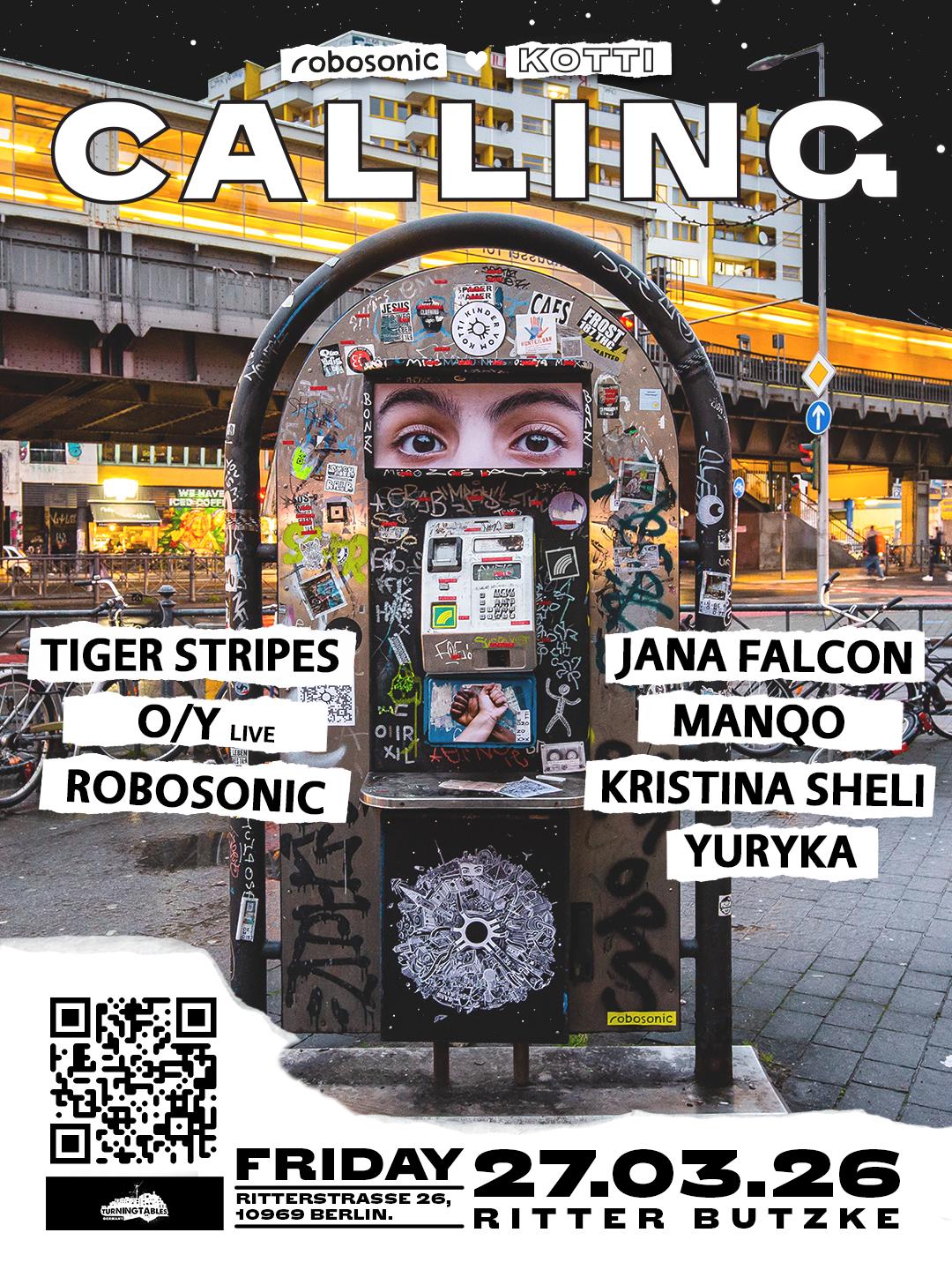 Tiger Stripes ♡ Robosonic ♡ O/Y Live ♡ Manqo +++ Kotti Calling 